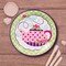 8 Count Green Gingham Tea Party Paper Dinner Plates 9" Disposable Plates for Birthday & Party Celebrations